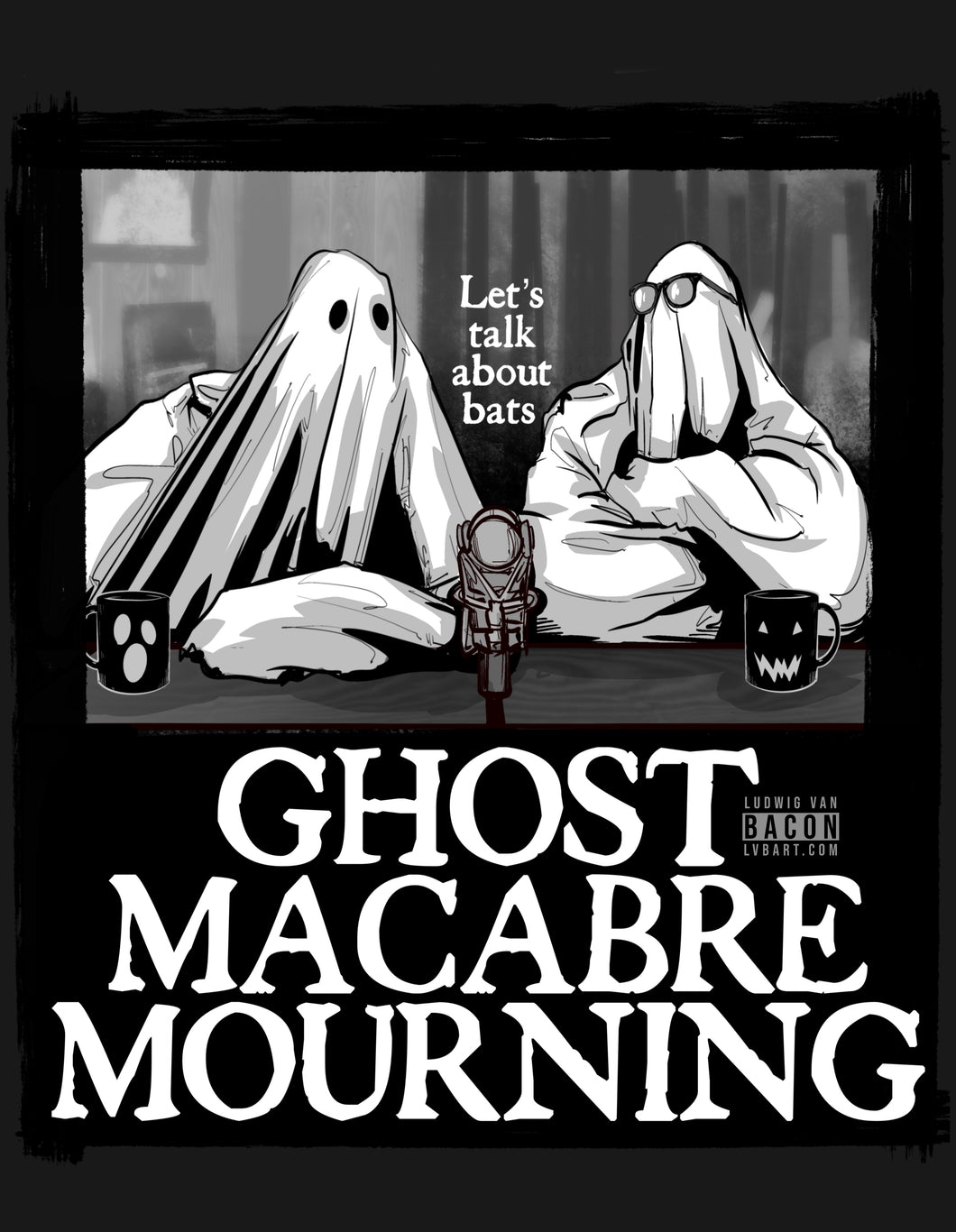 Ghost Macabre Mourning Fine Art Print
