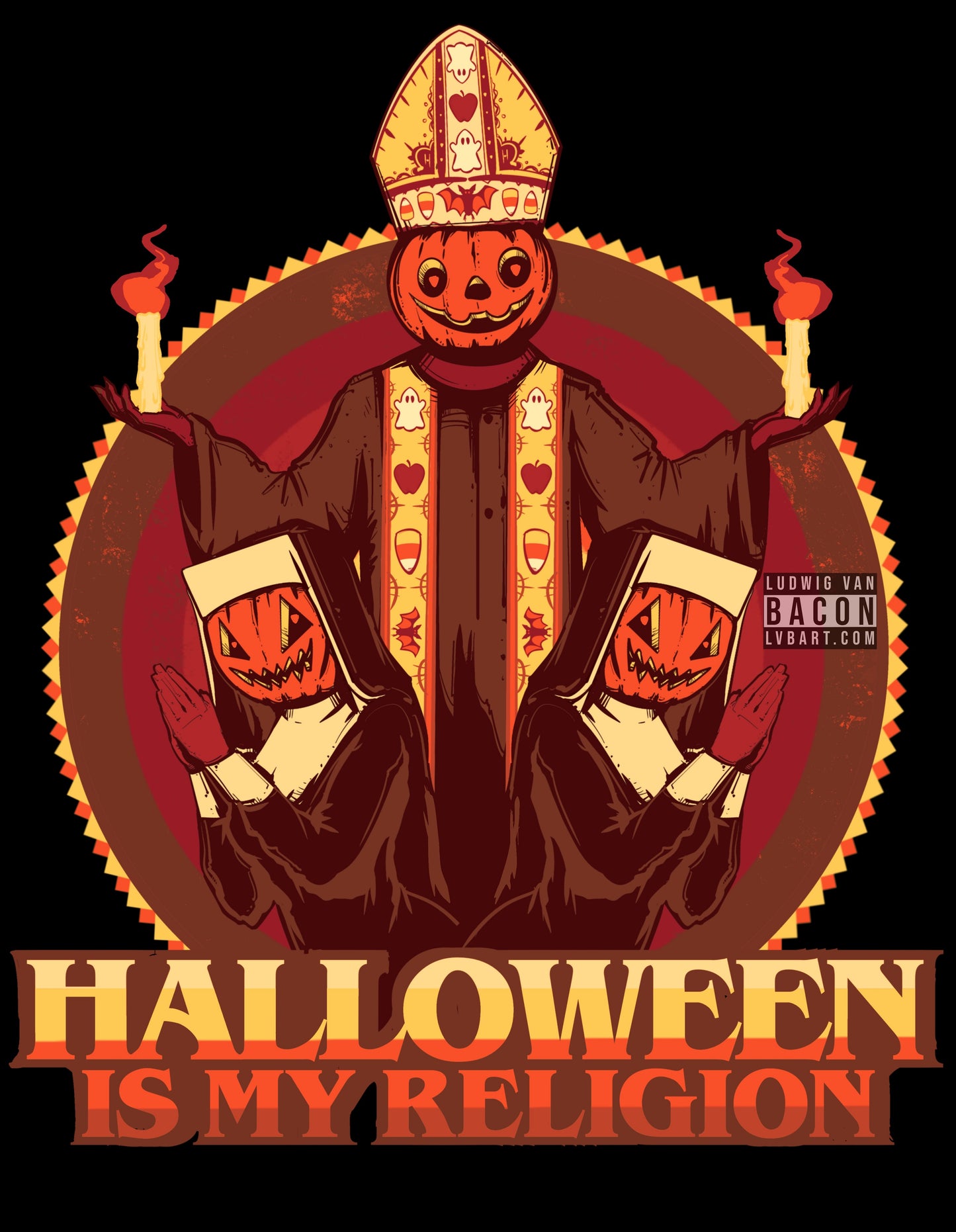 Halloween Is My Religion Fine Art Print