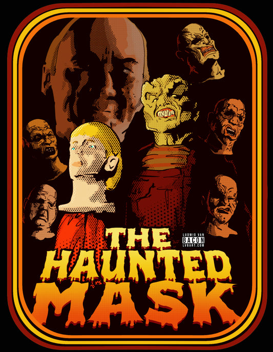 Haunted Mask Fine Art Print