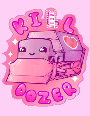 Kawaii Dozer Fine Art Print