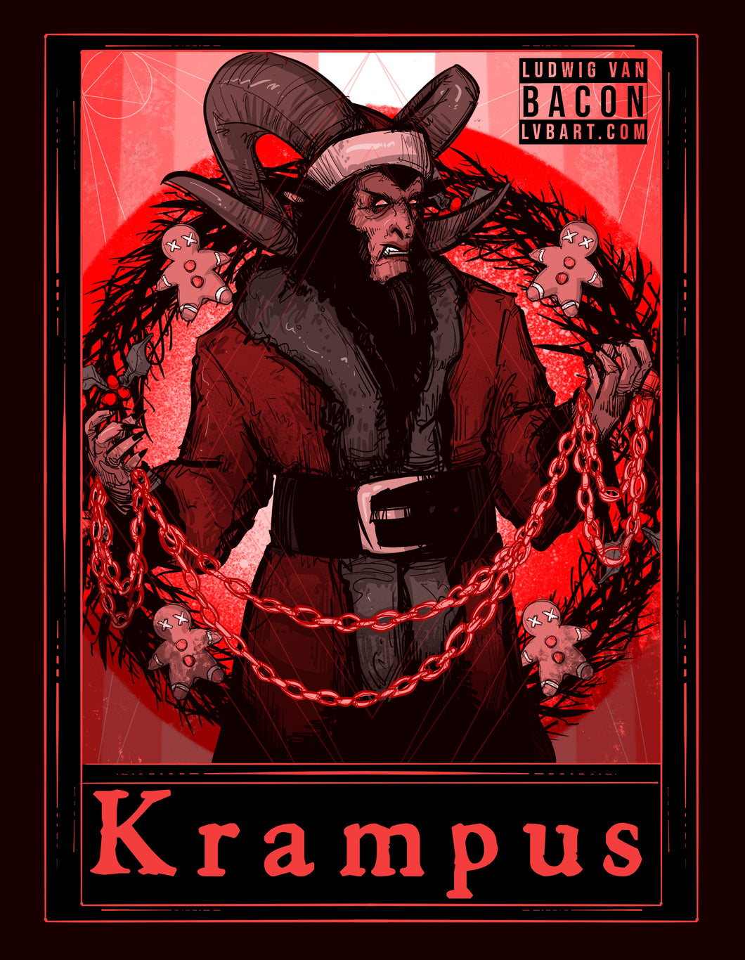 Krampus Tarot II Fine Art Print