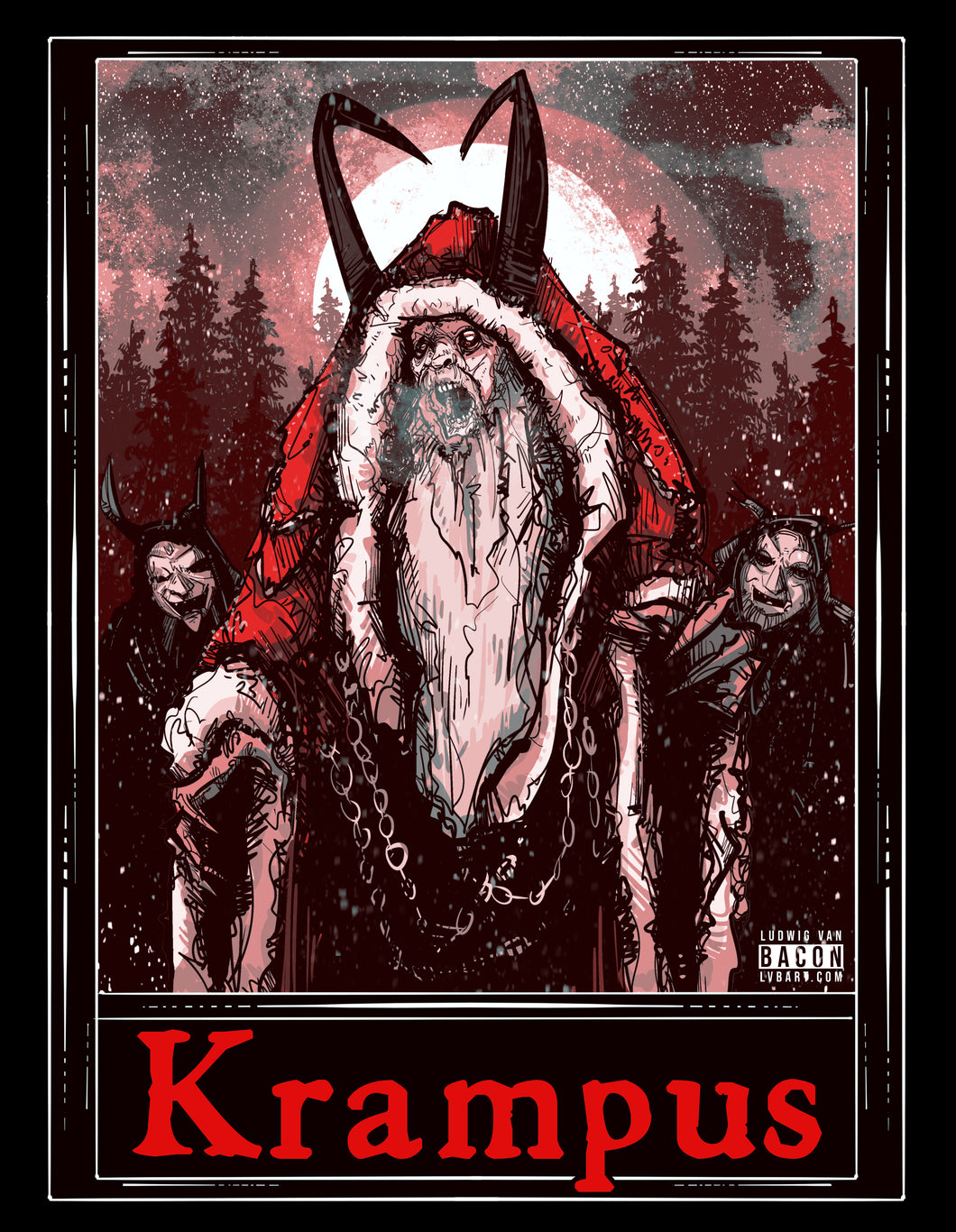 Krampus Tarot Fine Art Print