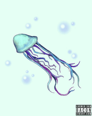 KY Jellyfish Fine Art Print