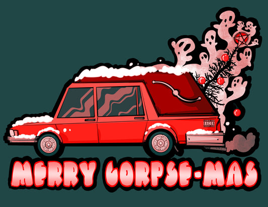 Little Red Hearse Fine Art Print