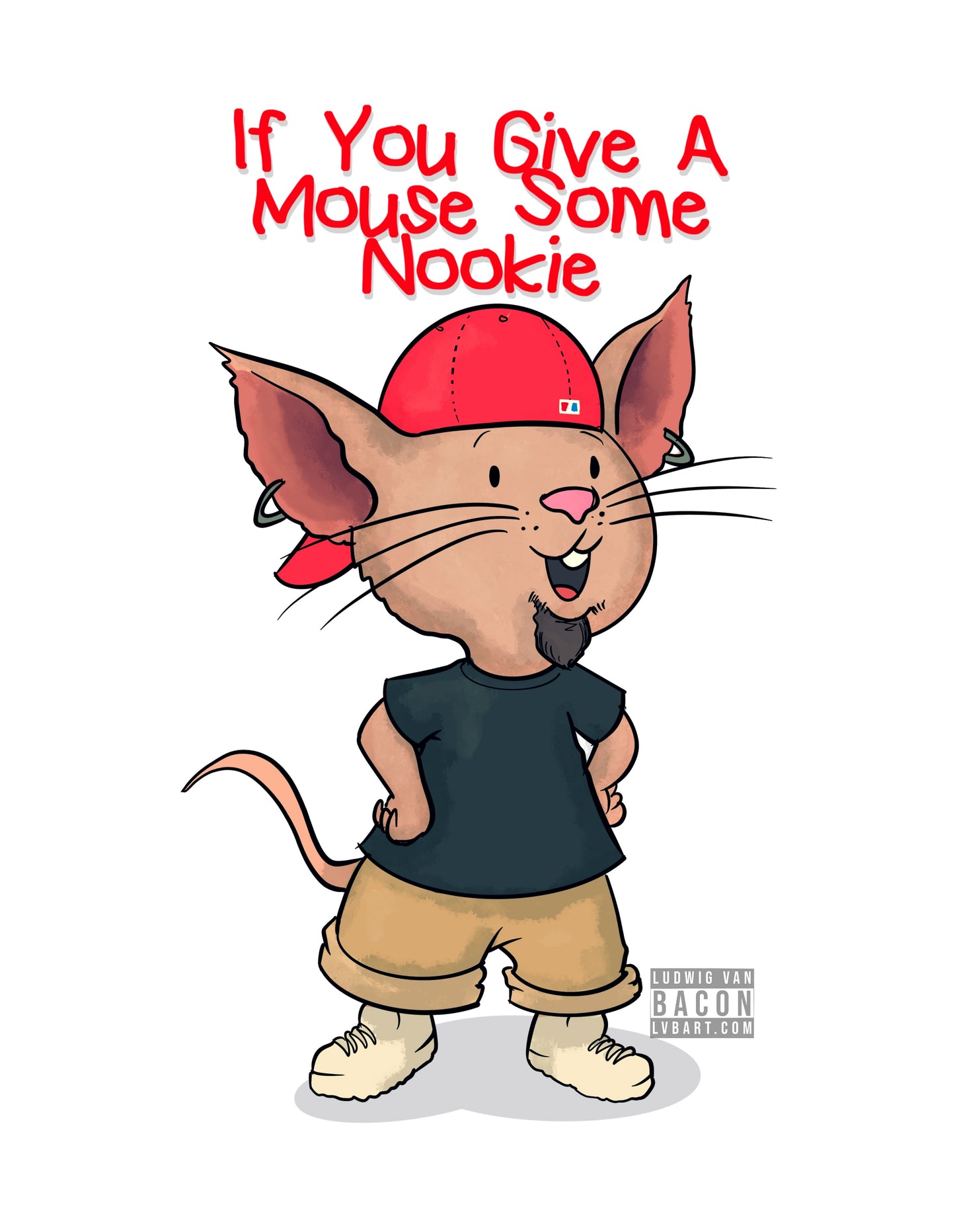 Nookie Mouse Fine Art Print