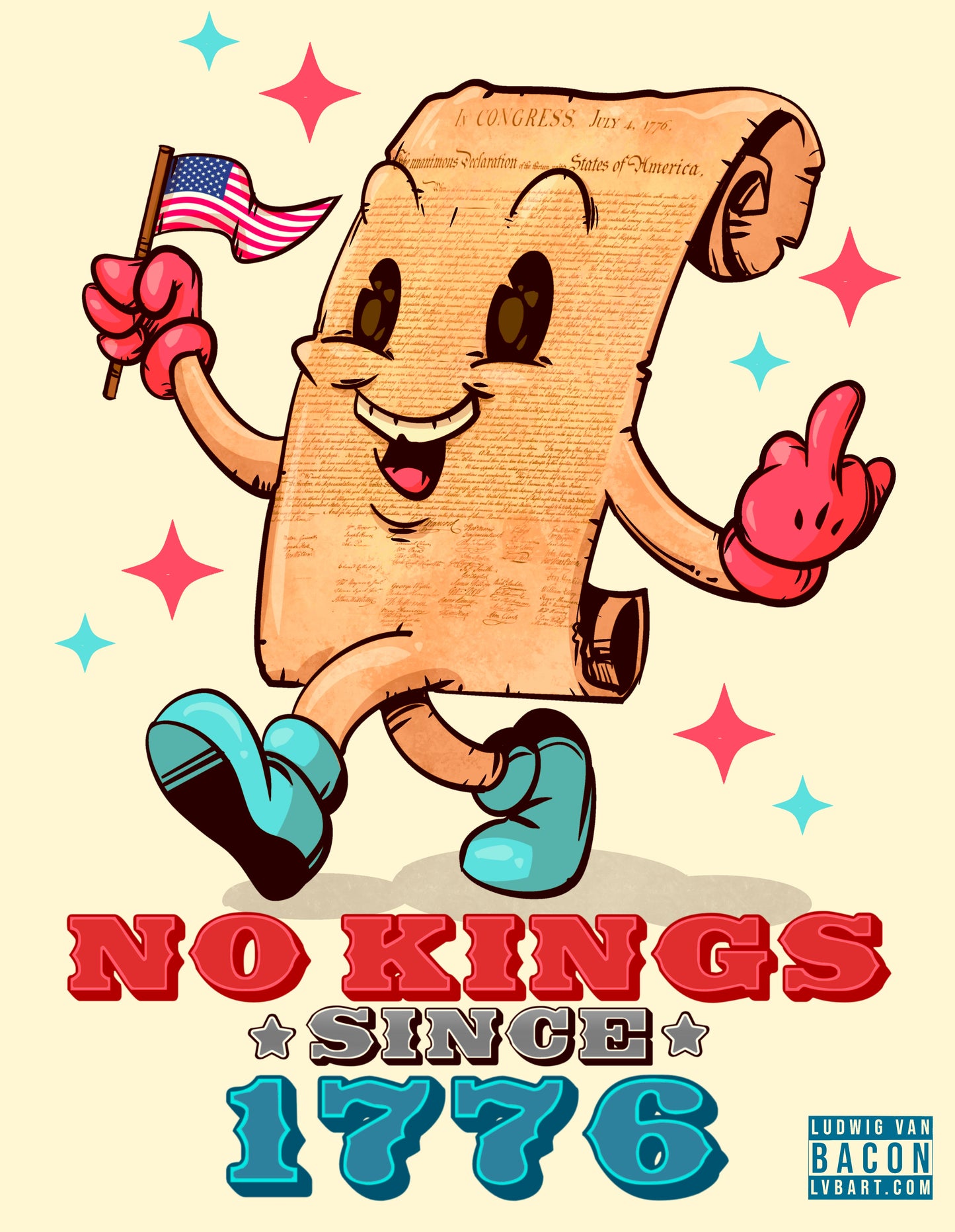 No Kings Fine Art Print
