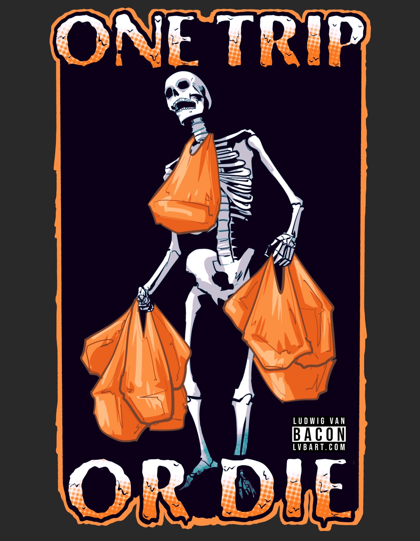 No Grocery Left Behind Fine Art Print