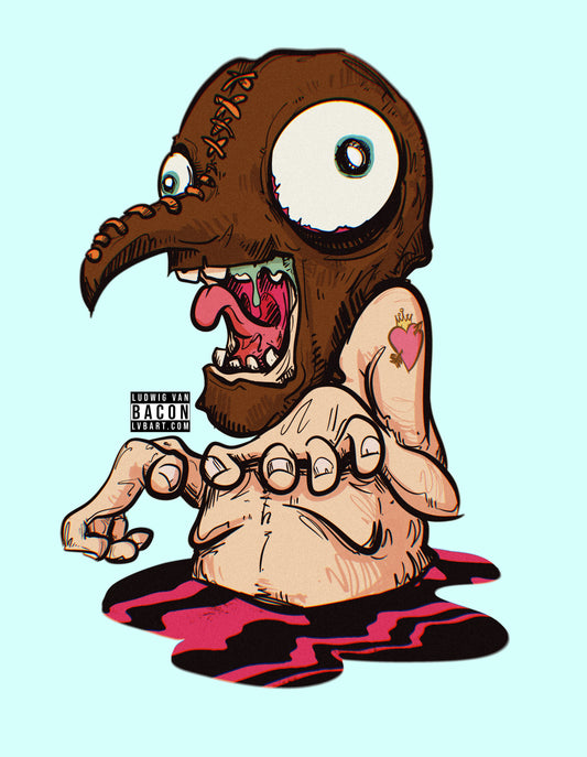 Plague Boy Fine Art Print