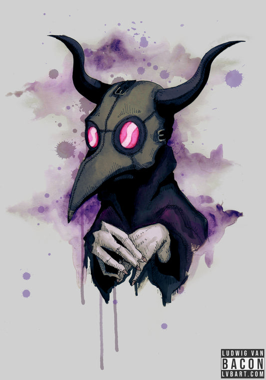 Plague Doc Fine Art Print