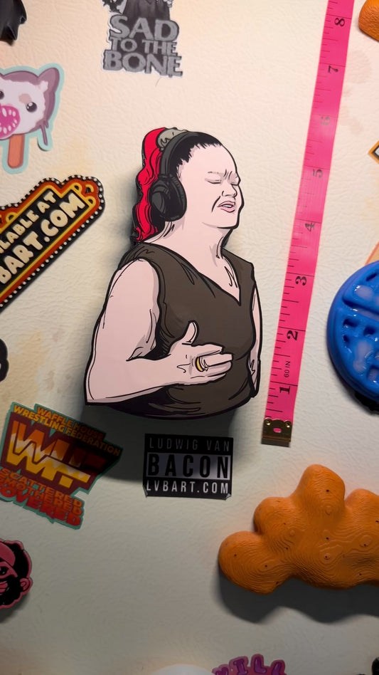1000Lbs Hollow Talking 3D Print Fridge Magnet
