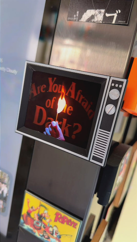 Spooky Kids Show Retro TV With Sound 3D Print Fridge Magnet