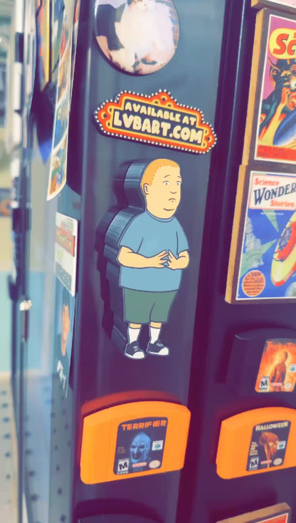 Bad Milk Bobby Talking 3D Print Fridge Magnet