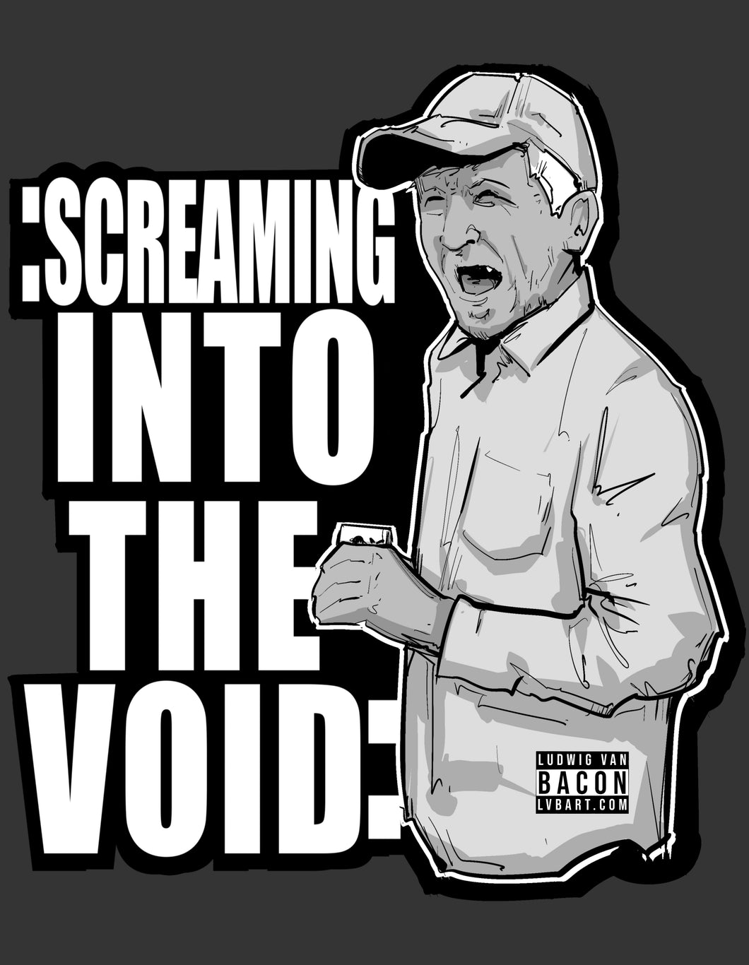 Screaming Into The Void Fine Art Print