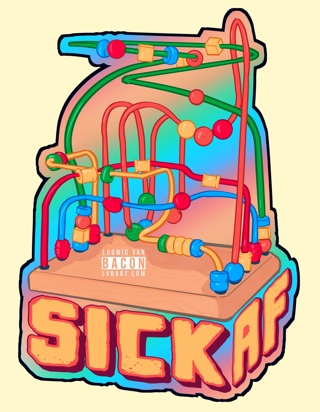 Sick AF Fine Art Print