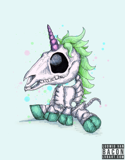 Skelecorn Fine Art Print