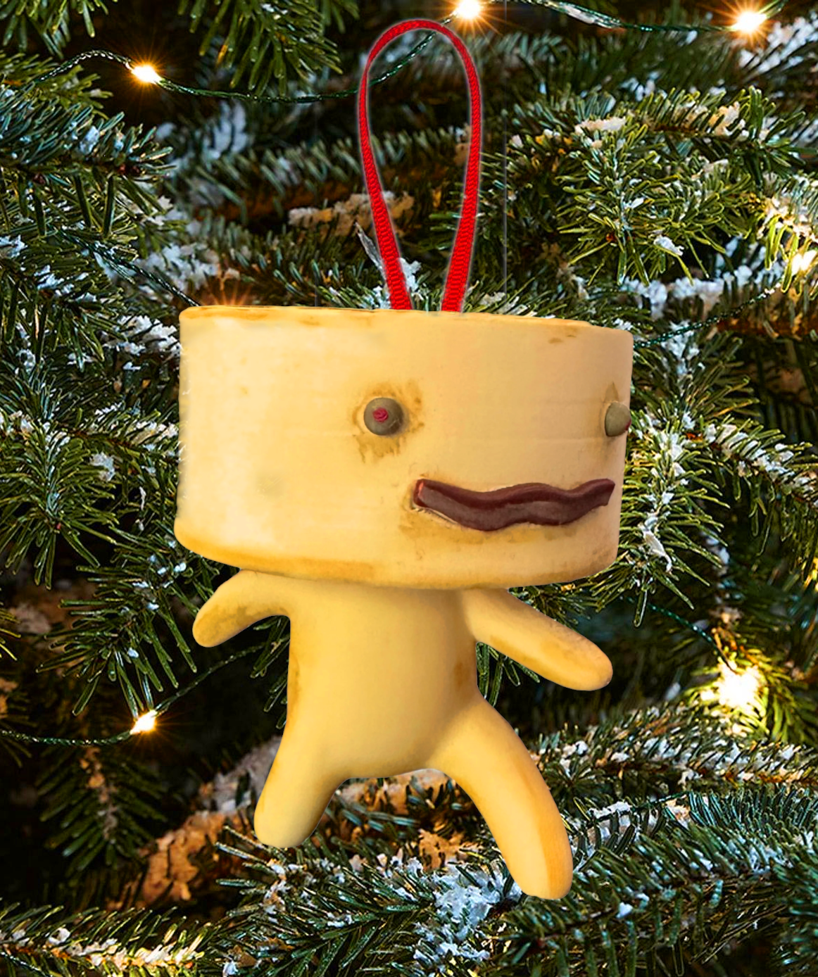 Stinky Cheese Guy 3D Print Christmas Tree Ornament