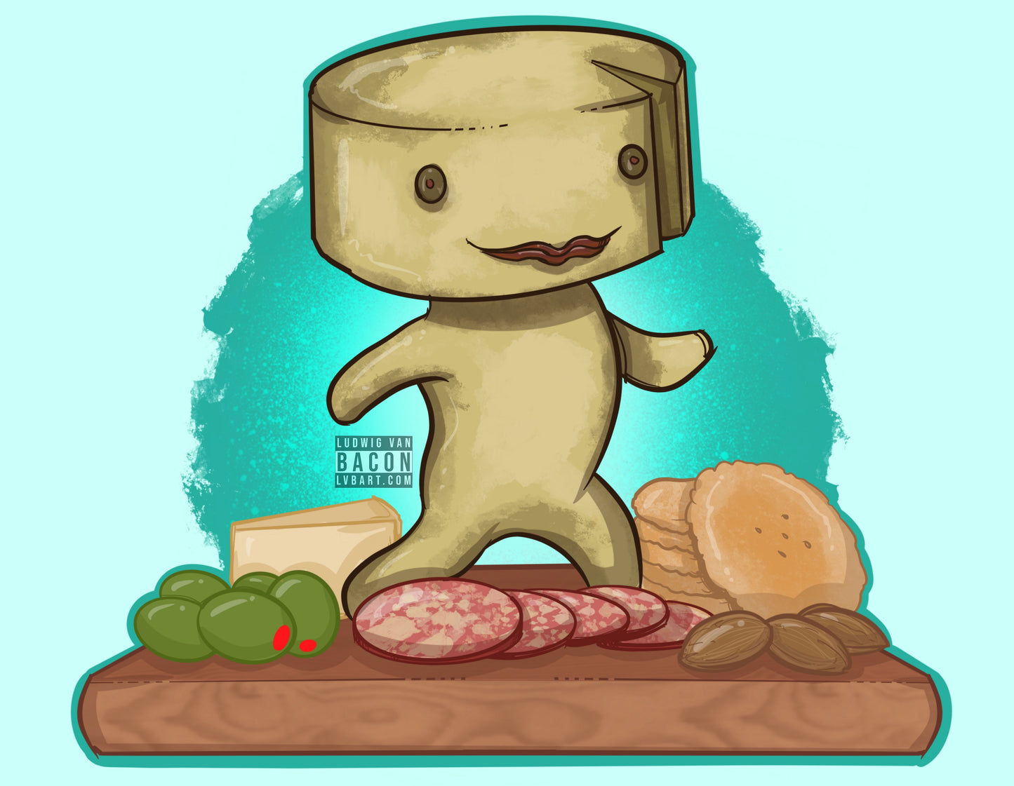 Stinky Charcuterie Fine Art Print