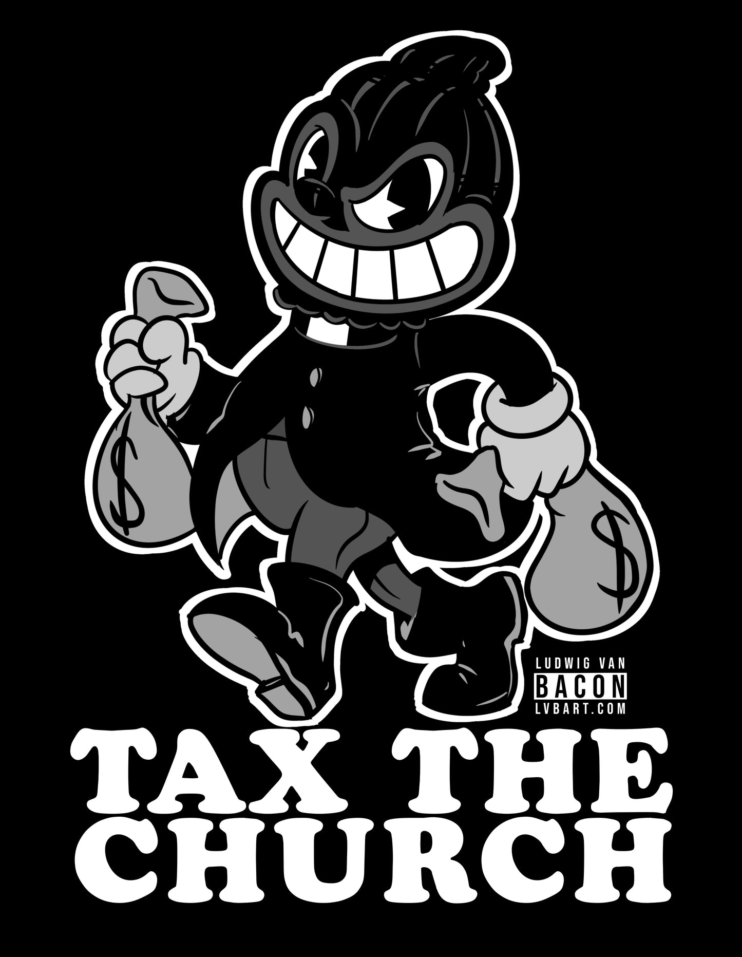 Tax The Church Fine Art Print