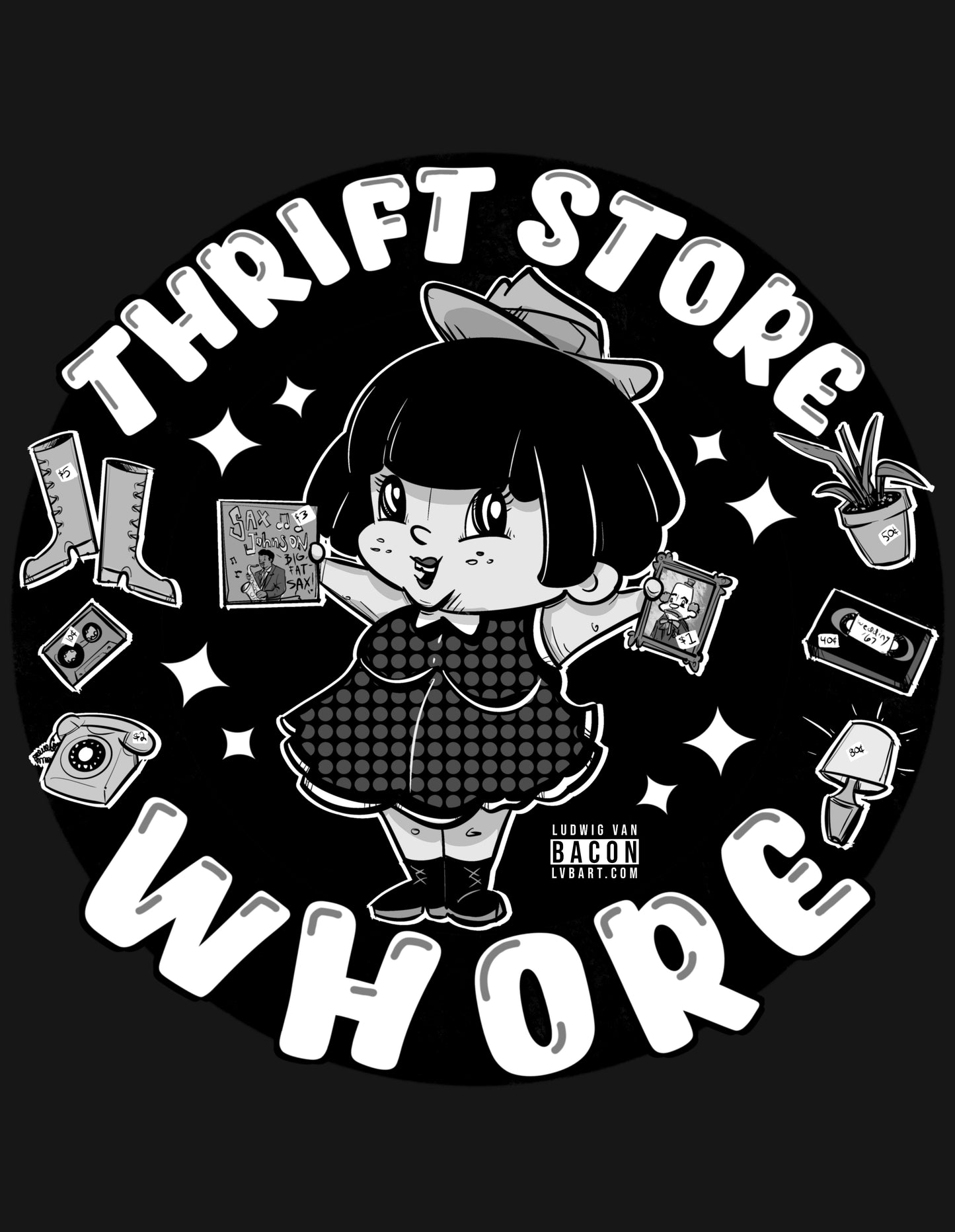 Thrift Store Whore Fine Art Print