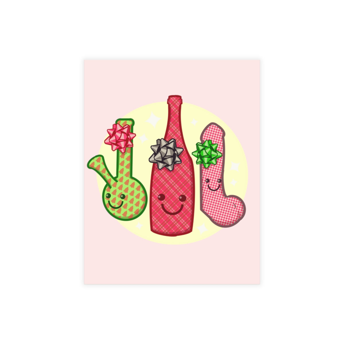 Grown Up Christmas List Greeting Card Bundles (10, 30, 50 pcs)
