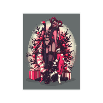 Lady Krampus Greeting Card Bundles (10, 30, 50 pcs)