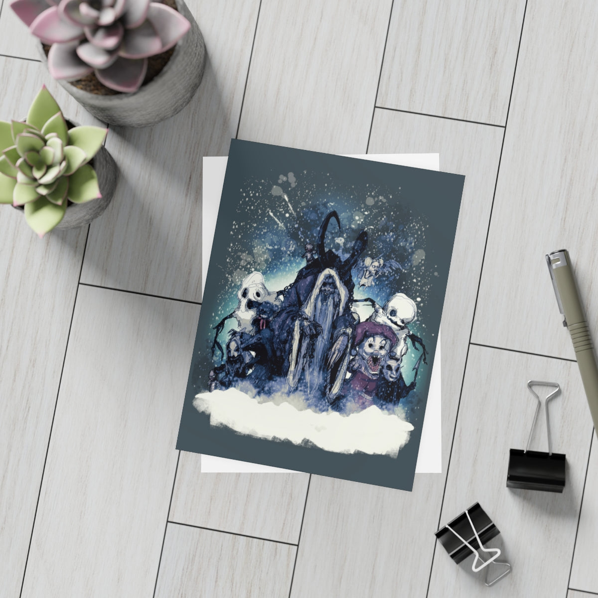 Krampus III Greeting Card Bundles (10, 30, 50 pcs)
