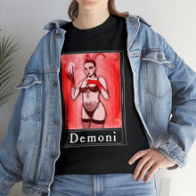 Demoni Tarot (Front & Back Print) Unisex Heavy Cotton Tee