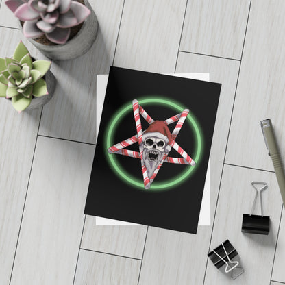 Christmas Pentagram Greeting Card Bundles (10, 30, 50 pcs)