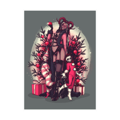 Lady Krampus Greeting Card Bundles (10, 30, 50 pcs)