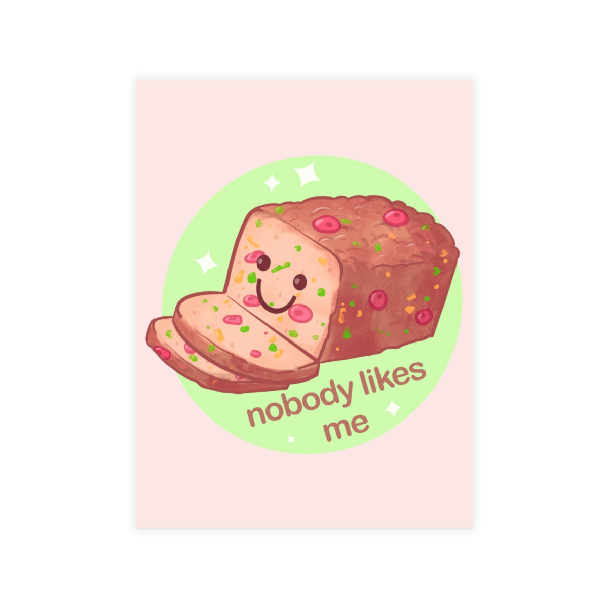 Fruitcake Greeting Card Bundles (10, 30, 50 pcs)
