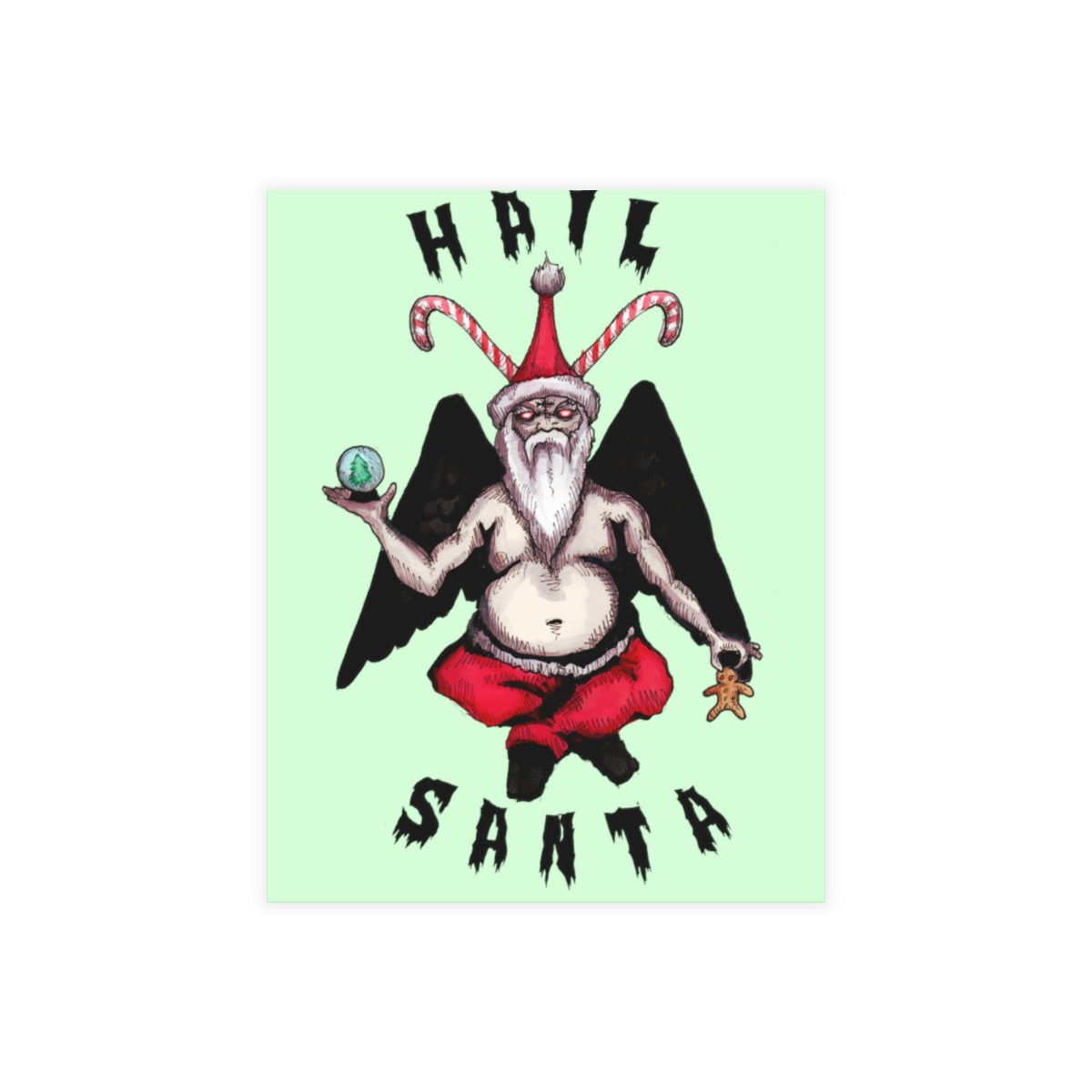 Hail Santa Greeting Card Bundles (10, 30, 50 pcs)