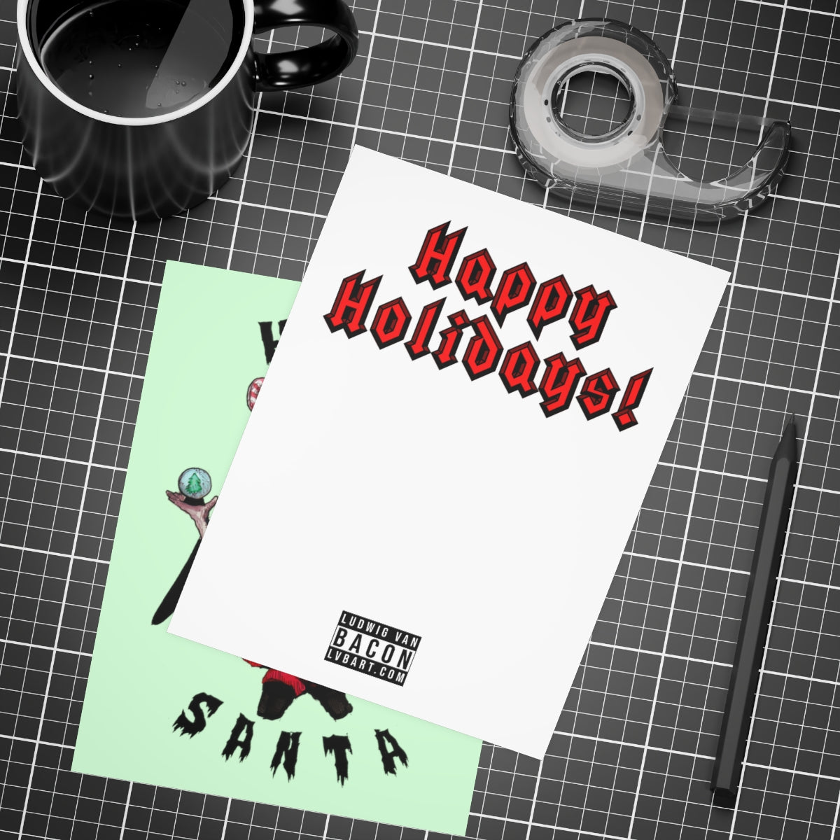 Hail Santa Greeting Card Bundles (10, 30, 50 pcs)