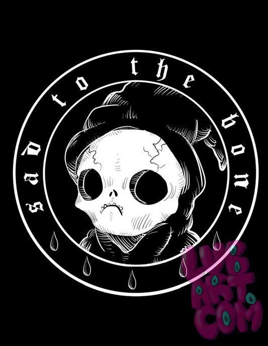 Sad To The Bone Fine Art Print