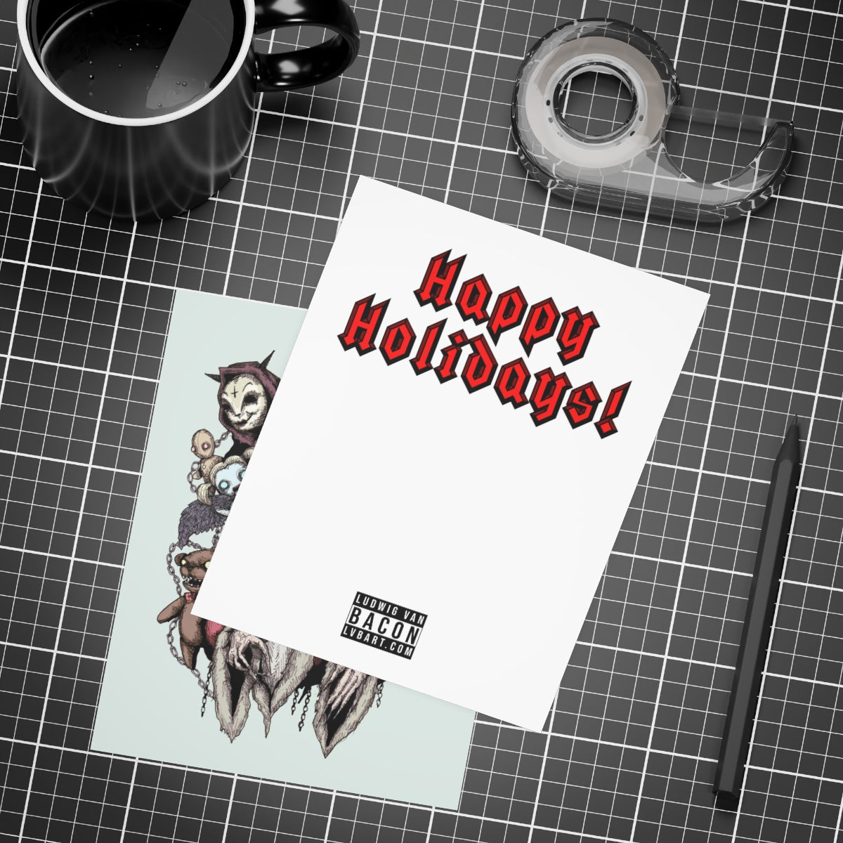 Krampus II Greeting Card Bundles (10, 30, 50 pcs)