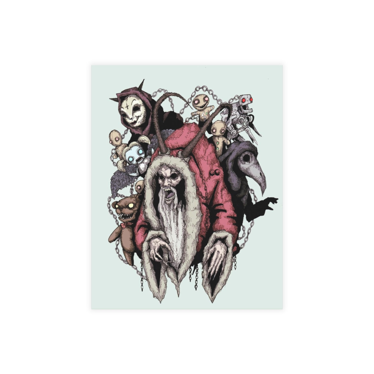 Krampus II Greeting Card Bundles (10, 30, 50 pcs)