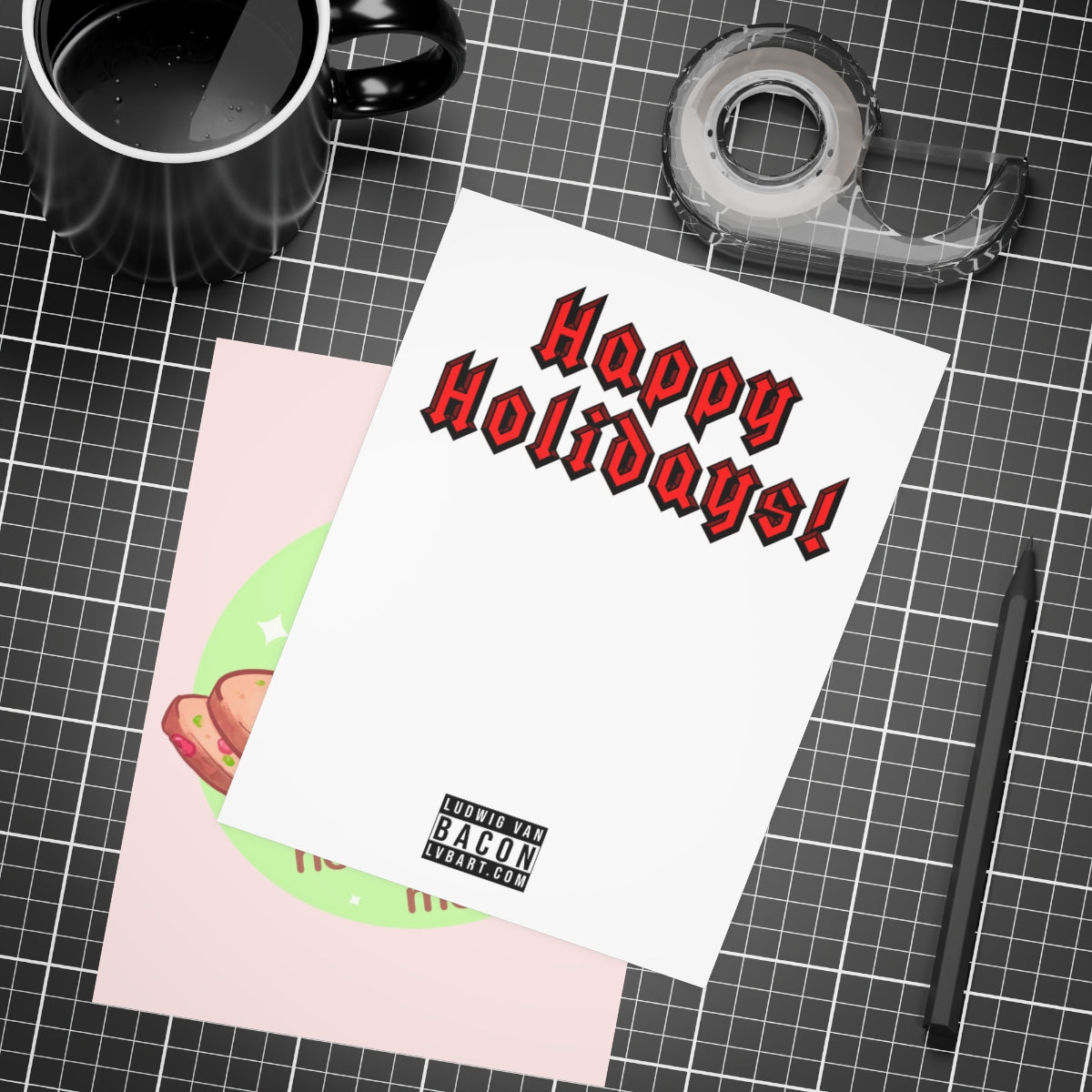 Fruitcake Greeting Card Bundles (10, 30, 50 pcs)