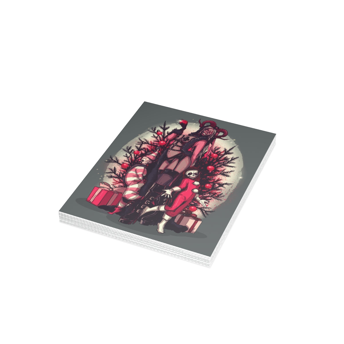 Lady Krampus Greeting Card Bundles (10, 30, 50 pcs)
