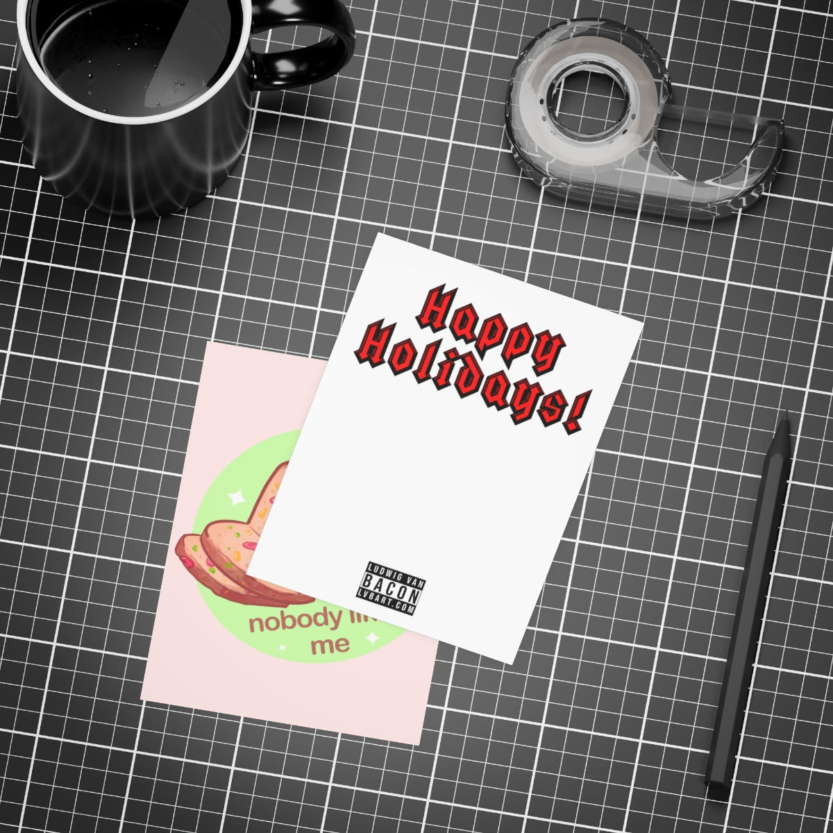Fruitcake Greeting Card Bundles (10, 30, 50 pcs)