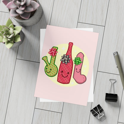 Grown Up Christmas List Greeting Card Bundles (10, 30, 50 pcs)