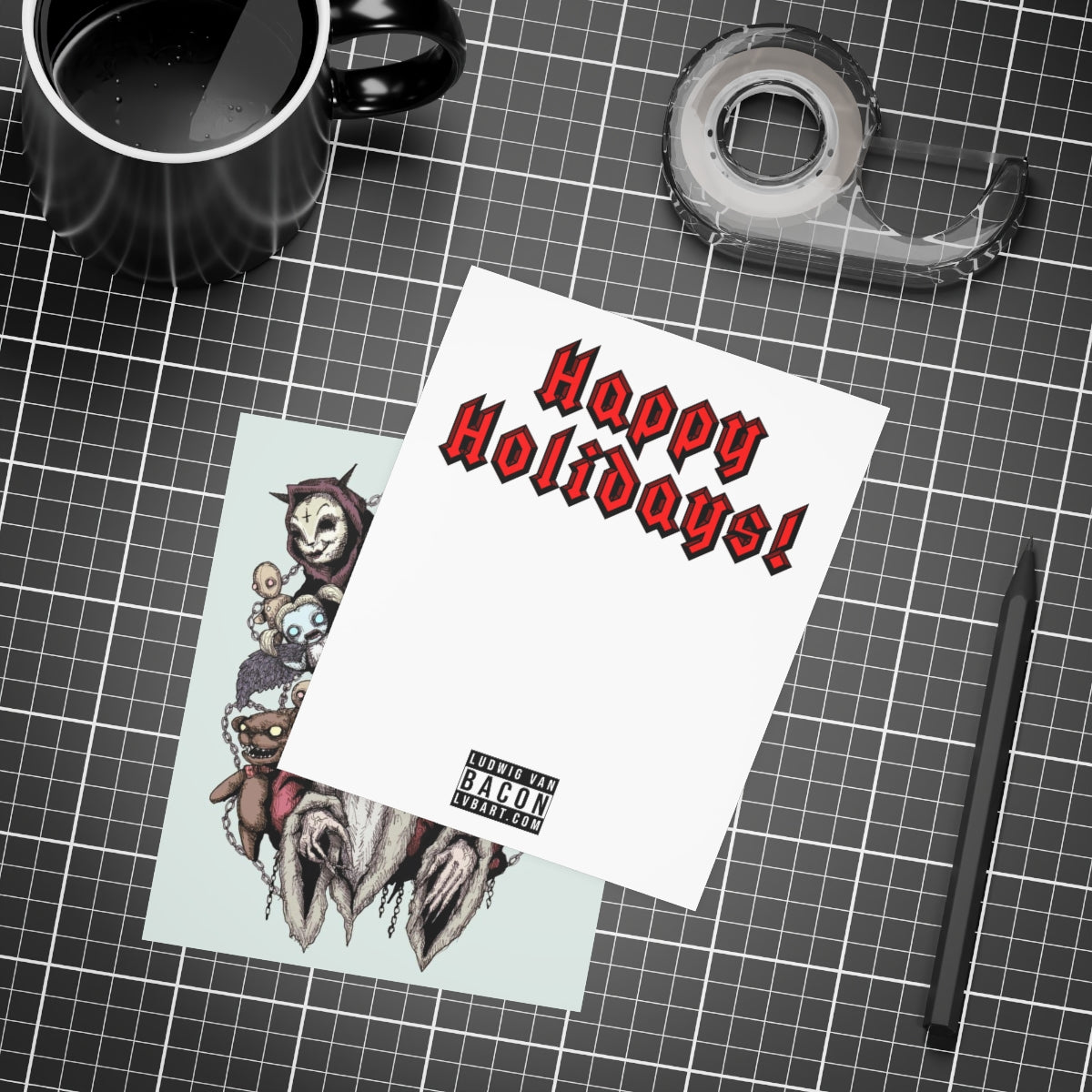 Krampus II Greeting Card Bundles (10, 30, 50 pcs)