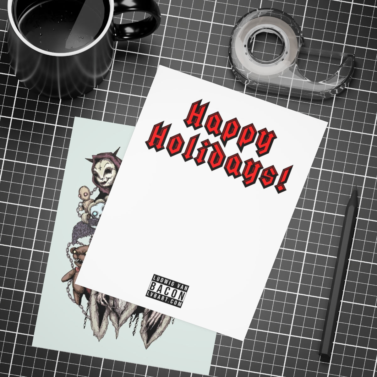 Krampus II Greeting Card Bundles (10, 30, 50 pcs)
