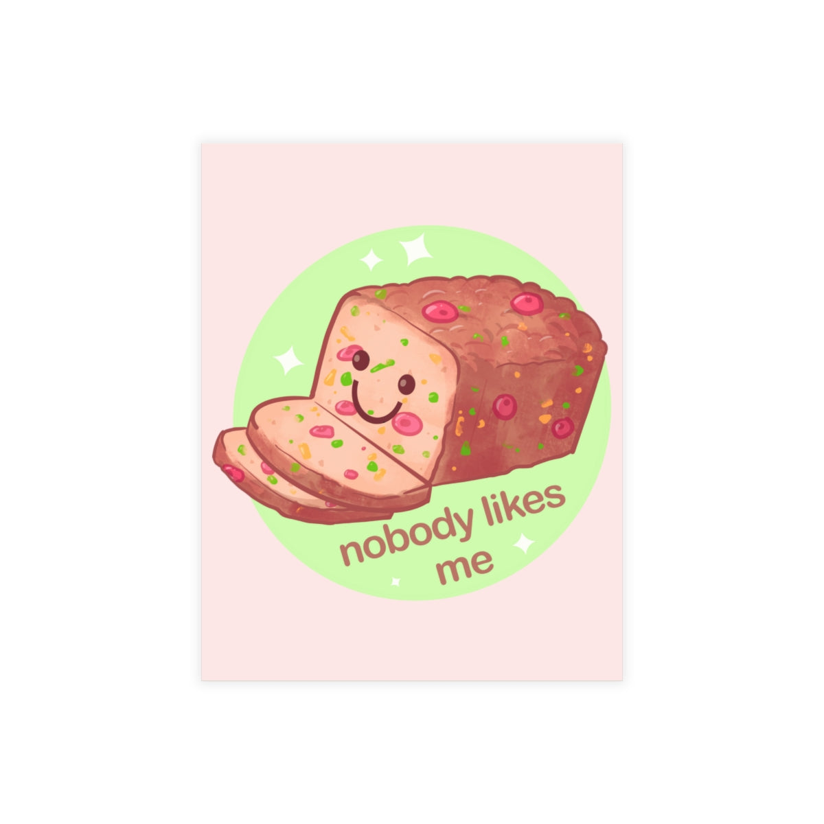 Fruitcake Greeting Card Bundles (10, 30, 50 pcs)