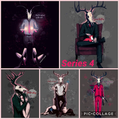Deer Daddy Entire 5 Print Series 4 Fine Art Print