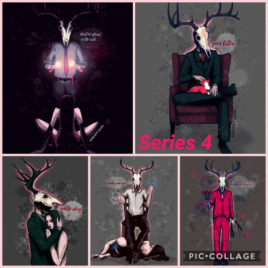 Deer Daddy Entire 5 Print Series 4 Fine Art Print