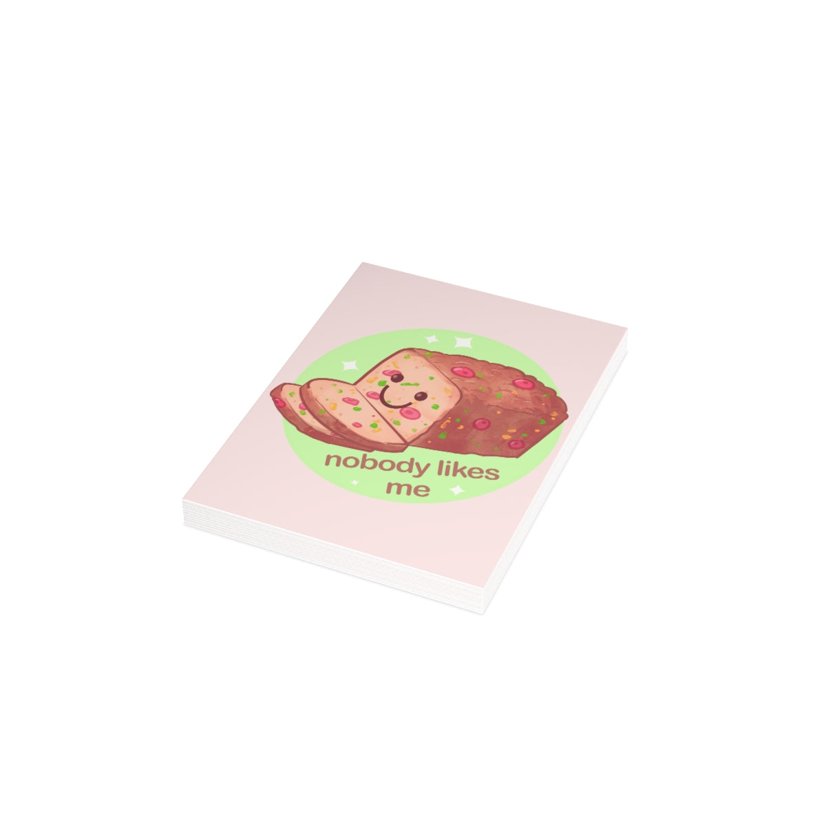 Fruitcake Greeting Card Bundles (10, 30, 50 pcs)