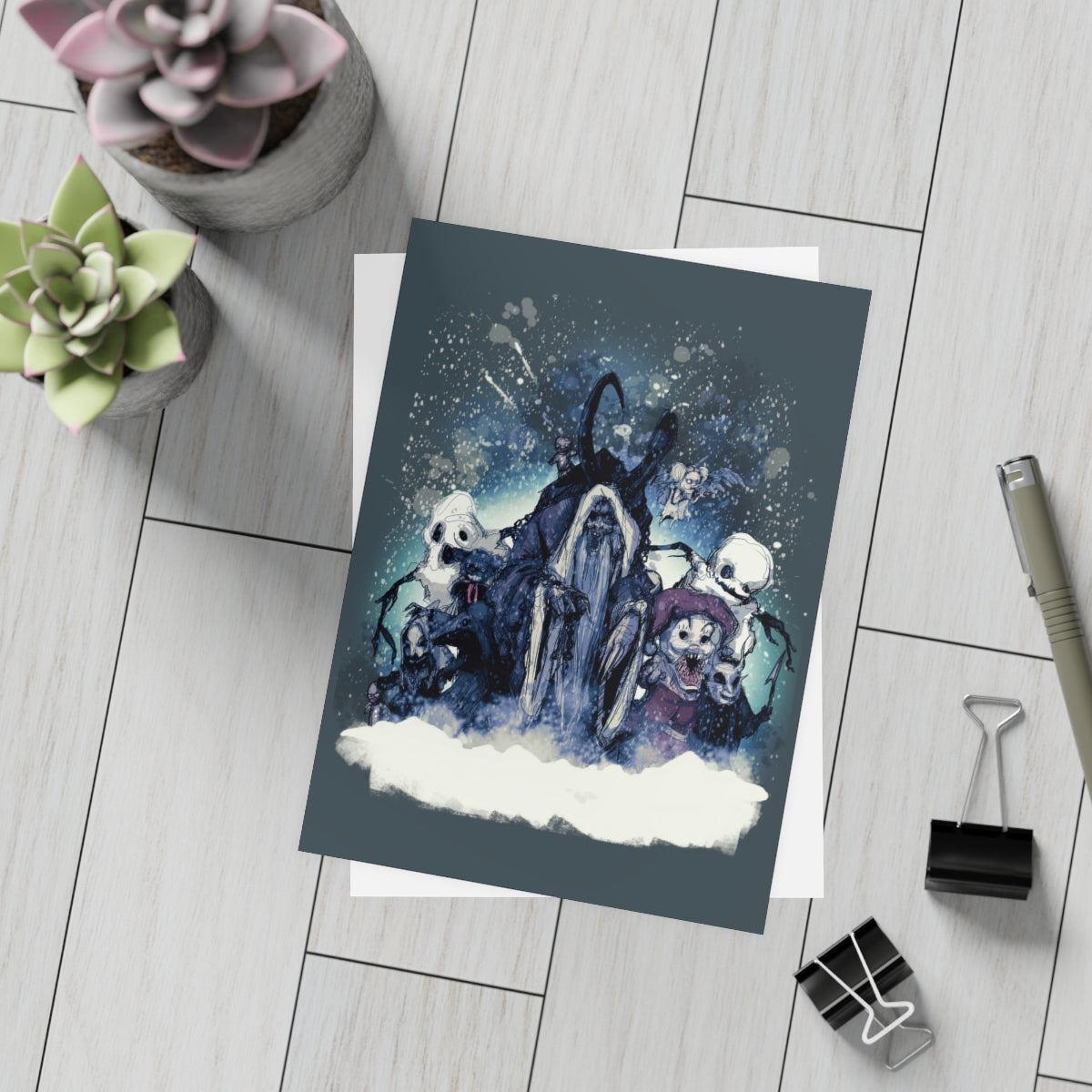 Krampus III Greeting Card Bundles (10, 30, 50 pcs)
