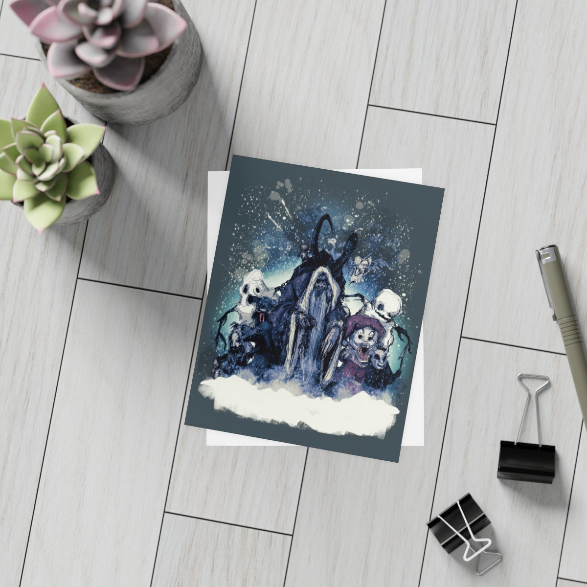 Krampus III Greeting Card Bundles (10, 30, 50 pcs)
