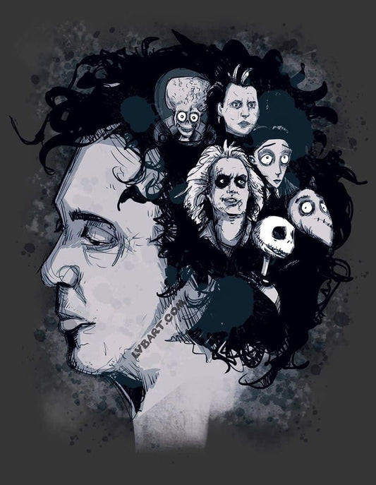 A Tim Burton Film Fine Art Print