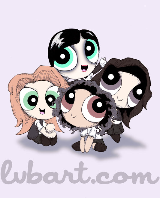 CraftPuff Witches Fine Art Print