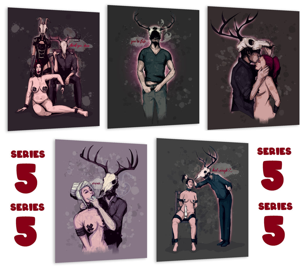 Deer Daddy Entire 5 Print Series 5 Fine Art Print